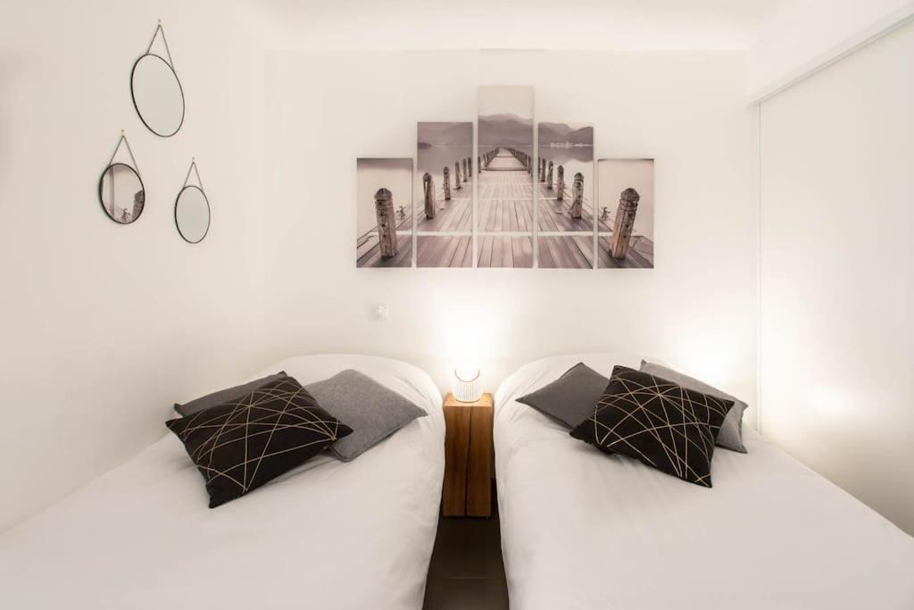Apartamento A7- 2 Bdr Sea & Mountain View - Ac, Parking, Pool & Terrace Antibes